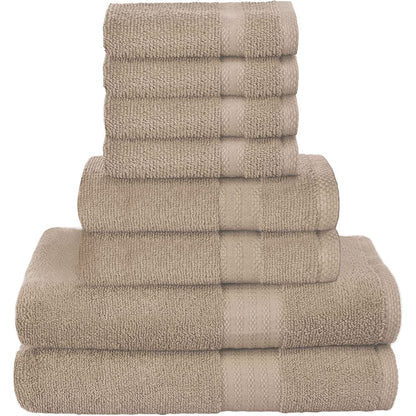 Soft 8-Piece Towel Set