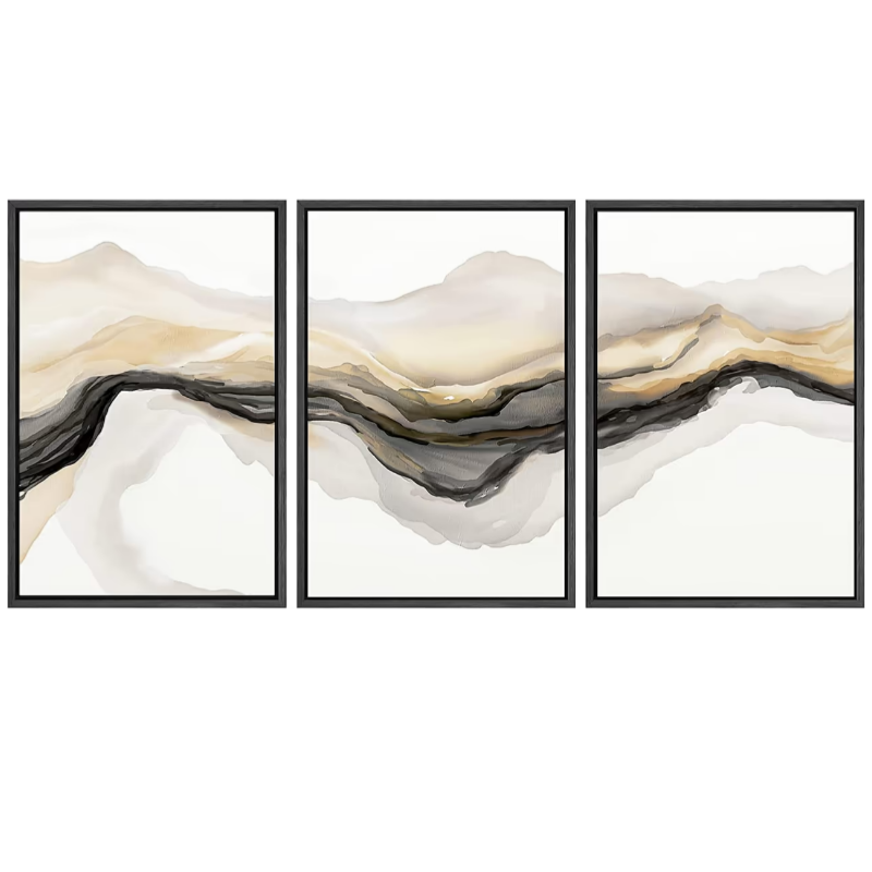 Modern White Framed Wall Art