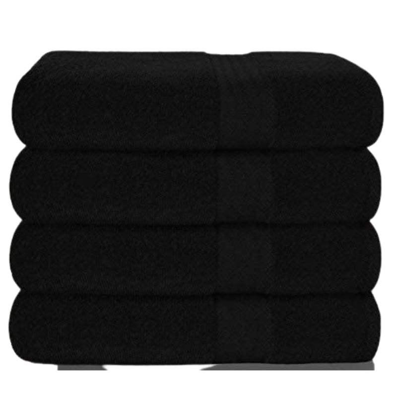 Premium Cotton 4 Pack Bath Towel Set