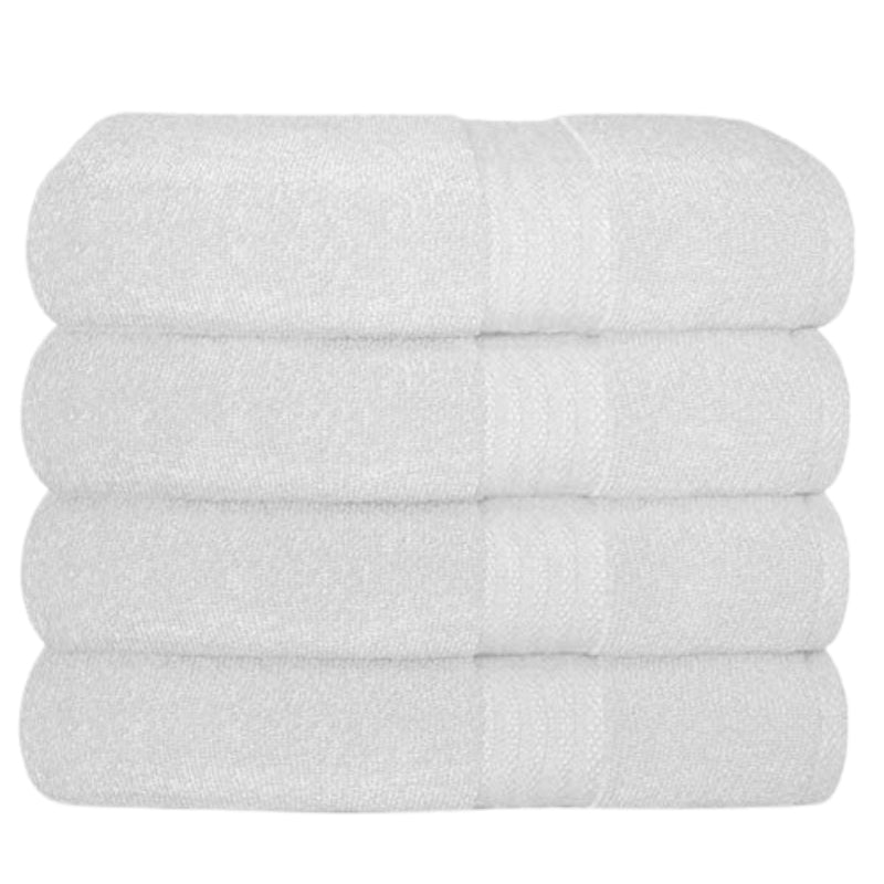 Premium Cotton 4 Pack Bath Towel Set