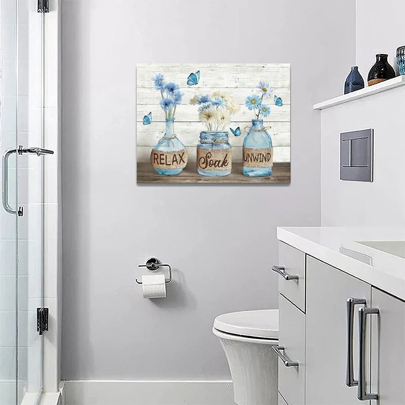 Modern Bathroom Decor Wall Art