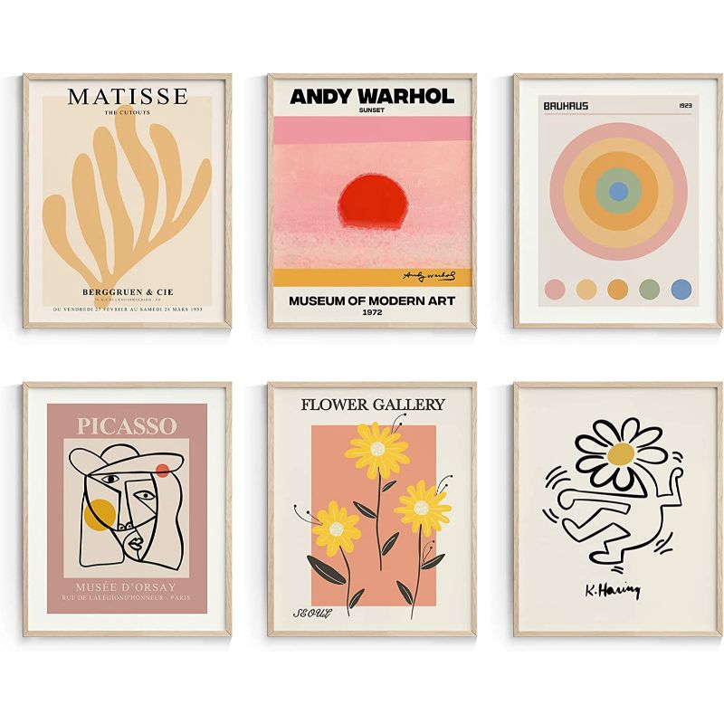 Abstract Matisse Wall Art Exhibition Posters