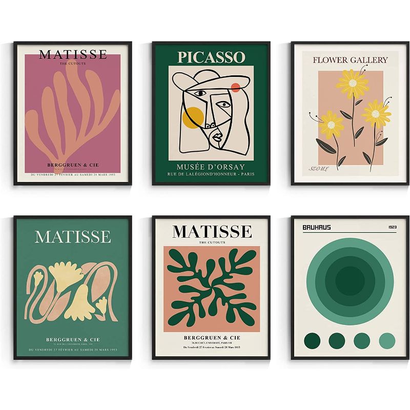 Abstract Matisse Wall Art Exhibition Posters