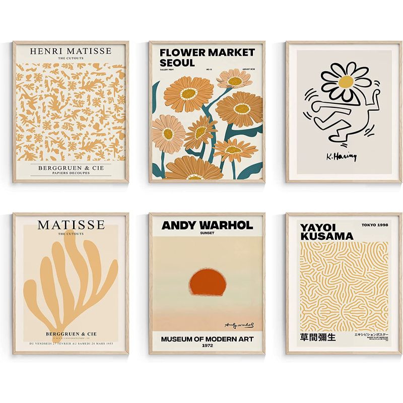 Abstract Matisse Wall Art Exhibition Posters