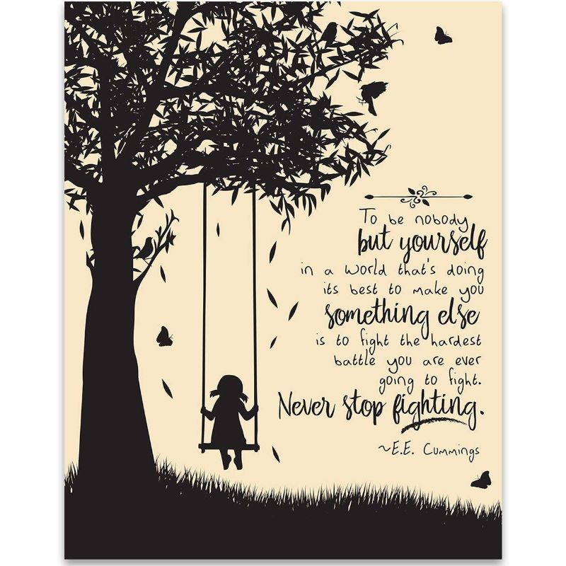 Unframed Quote Print Poster