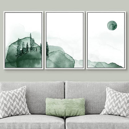 Modern White Framed Wall Art