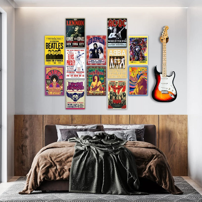 Vintage Rock Band Posters