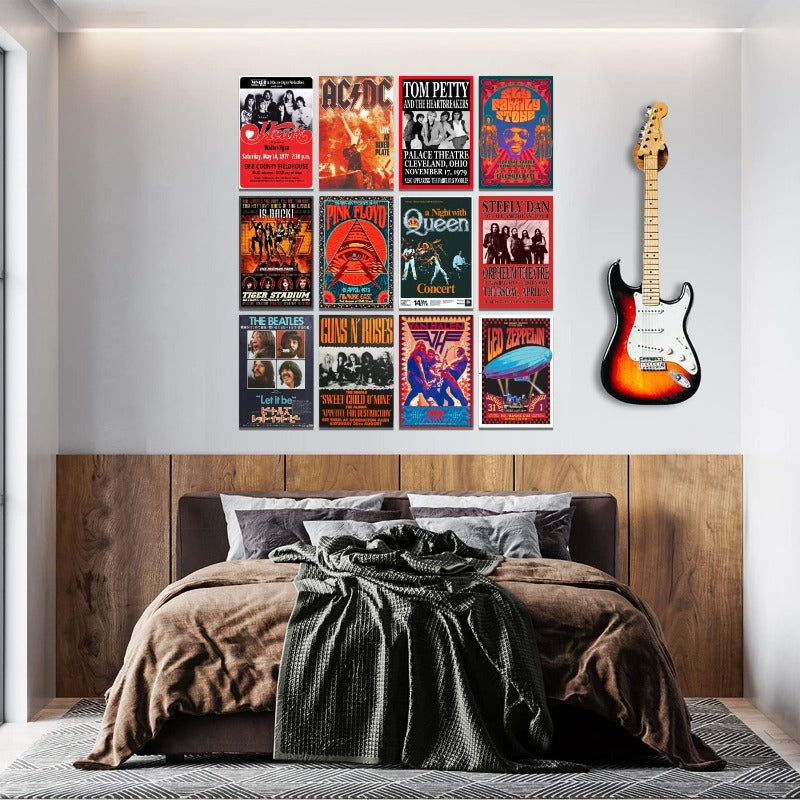 Vintage Rock Band Posters