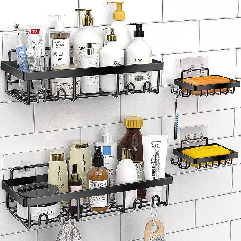 Self Adhesive Bathroom Shelves Basket