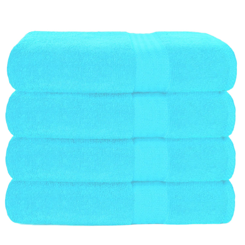 Premium Cotton 4 Pack Bath Towel Set