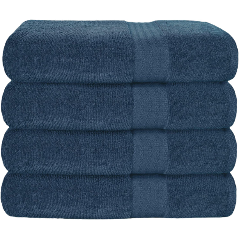 Premium Cotton 4 Pack Bath Towel Set