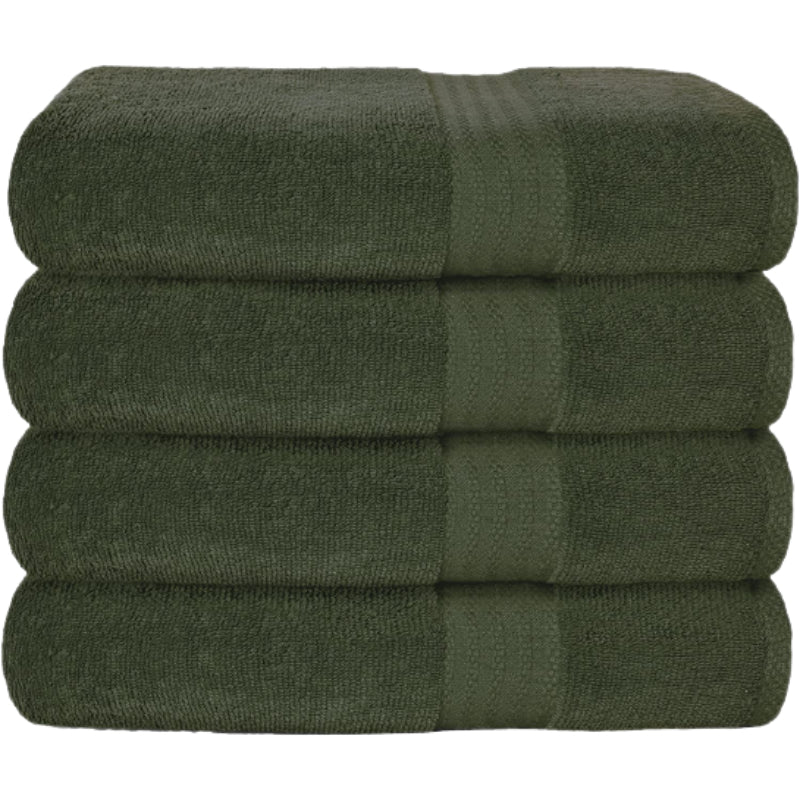 Premium Cotton 4 Pack Bath Towel Set