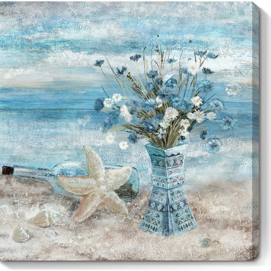 Bathroom Decor Wall Art Beach Picture