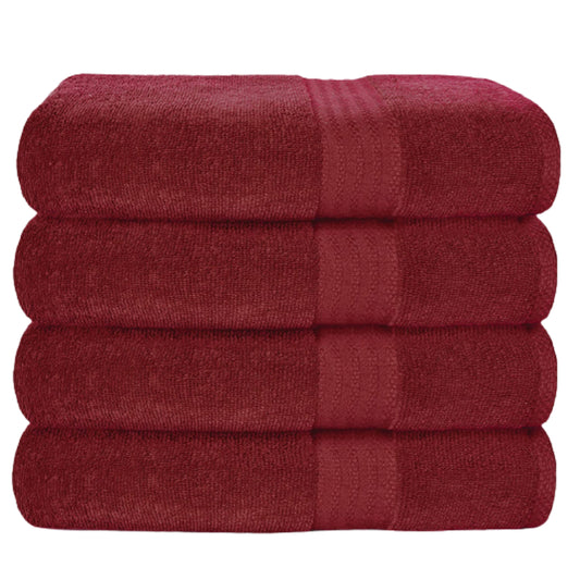 Premium Cotton 4 Pack Bath Towel Set