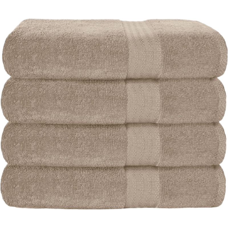 Premium Cotton 4 Pack Bath Towel Set