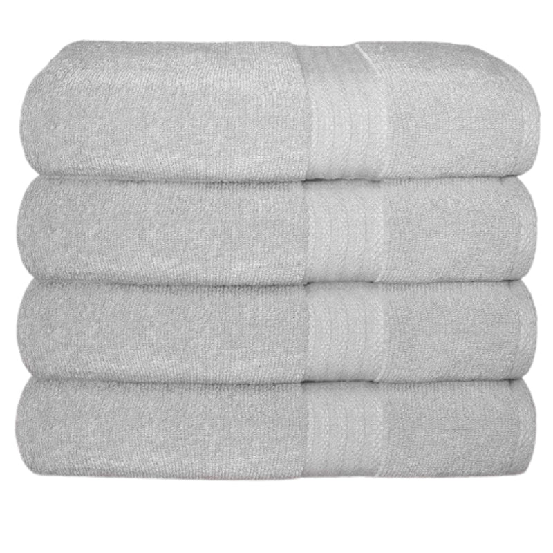 Premium Cotton 4 Pack Bath Towel Set