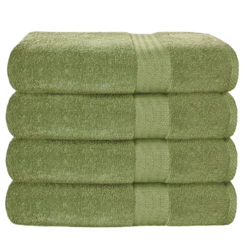 Premium Cotton 4 Pack Bath Towel Set