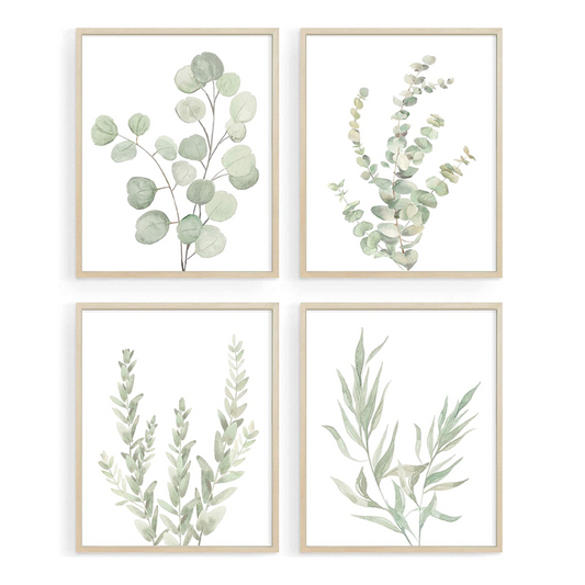 Unframed Green Plants Wall Art