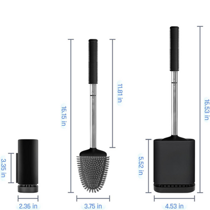 Toilet Brush And Holder Set For Bathroom