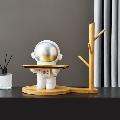 Cool Astronaut Statue Ornament Tray