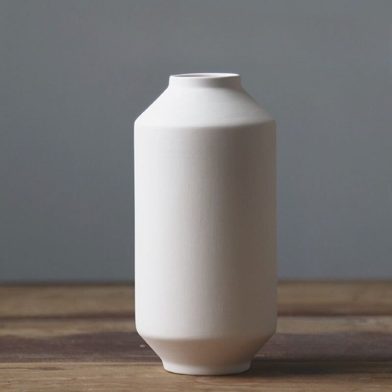 Modern White Ceramic Decorative Vases