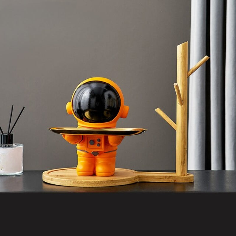 Cool Astronaut Statue Ornament Tray