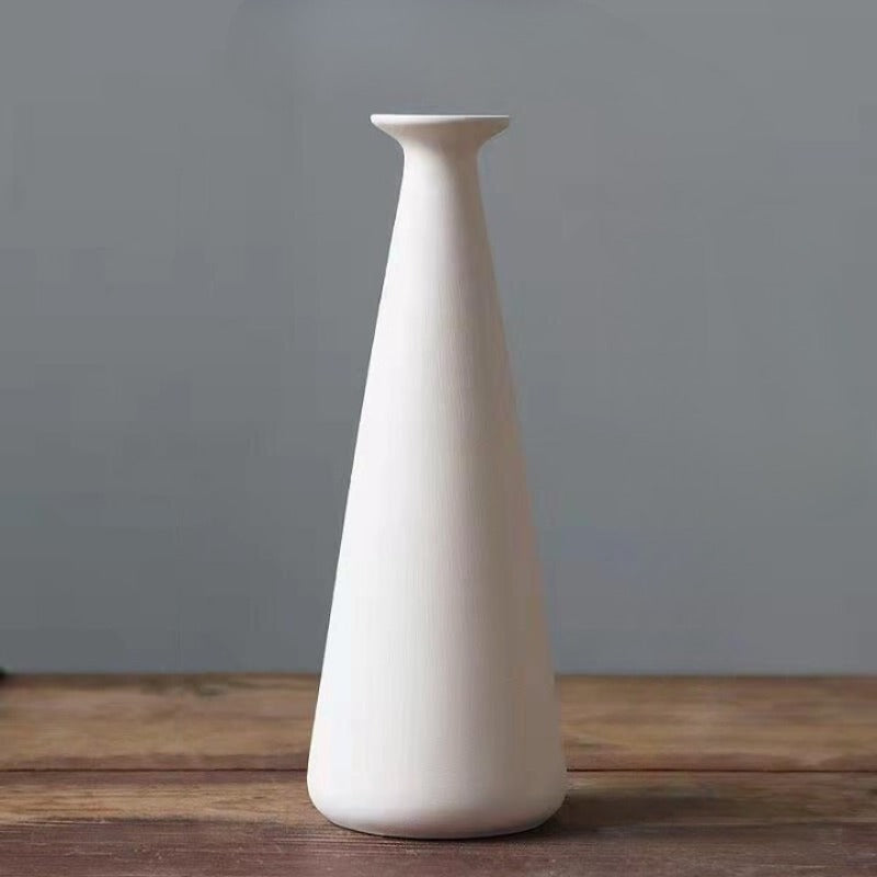 Modern White Ceramic Decorative Vases