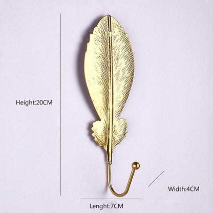 Leaf Design Wall Hook