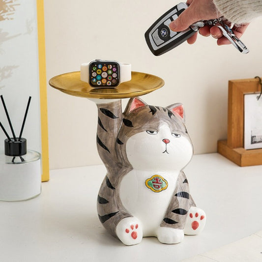 Modern Home Decor Cat Statue