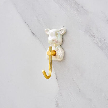 Bear Shape Self-adhesive Key Hanging Hook