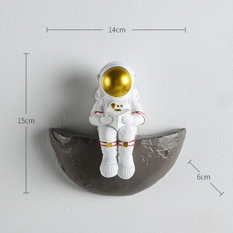 Wall Mount Astronaut 3D Room Decor Figurine