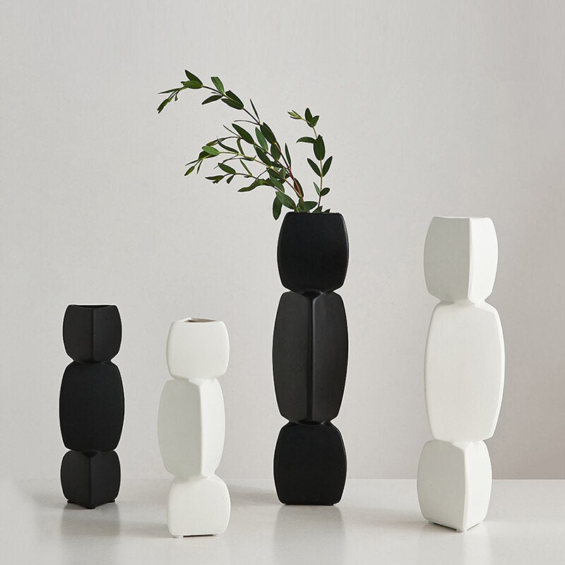 Nordic Style Ceramic Home Decor Vases