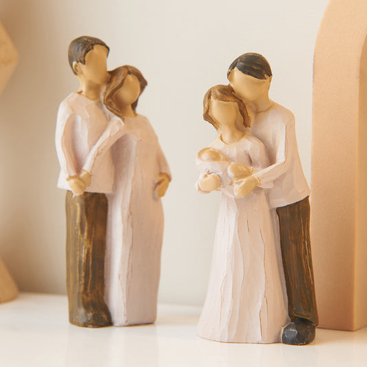 Faithful Figurine Resin Sculpture Valentine's