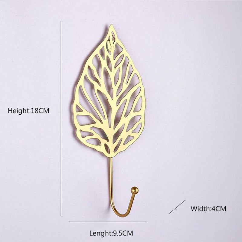 Leaf Design Wall Hook