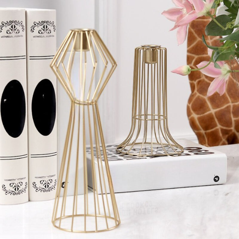 Light Luxury Metal Candle Holder