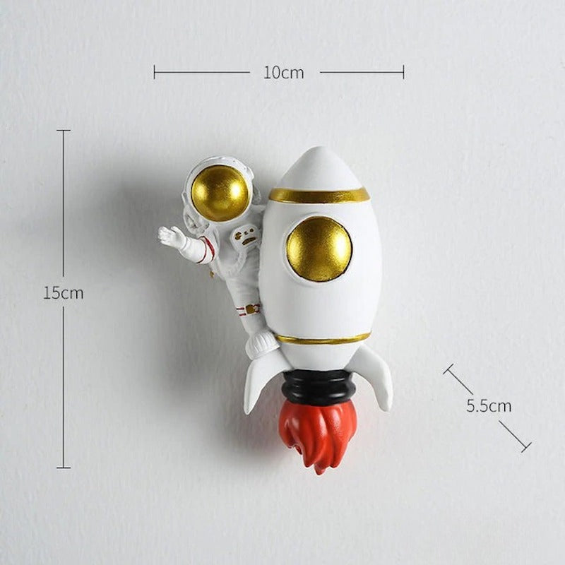 Wall Mount Astronaut 3D Room Decor Figurine