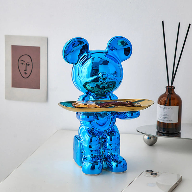 Resin Bear Decor Sculpture