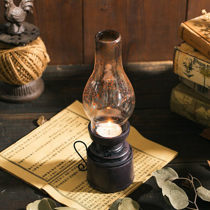 Retro Kerosene Lamp Candle Holders