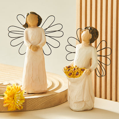 Nordic Style Love Family Resin Figure Figurine