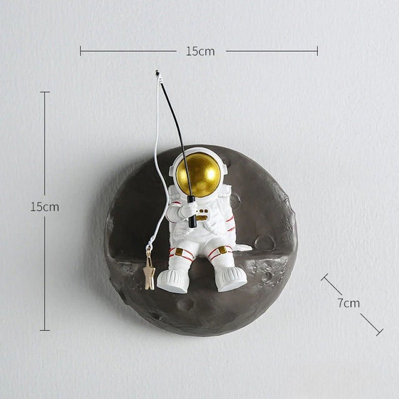 Wall Mount Astronaut 3D Room Decor Figurine