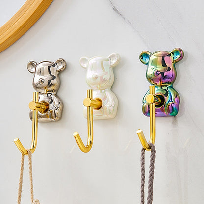 Bear Shape Self-adhesive Key Hanging Hook