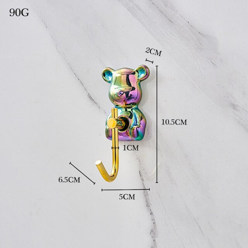 Bear Shape Self-adhesive Key Hanging Hook