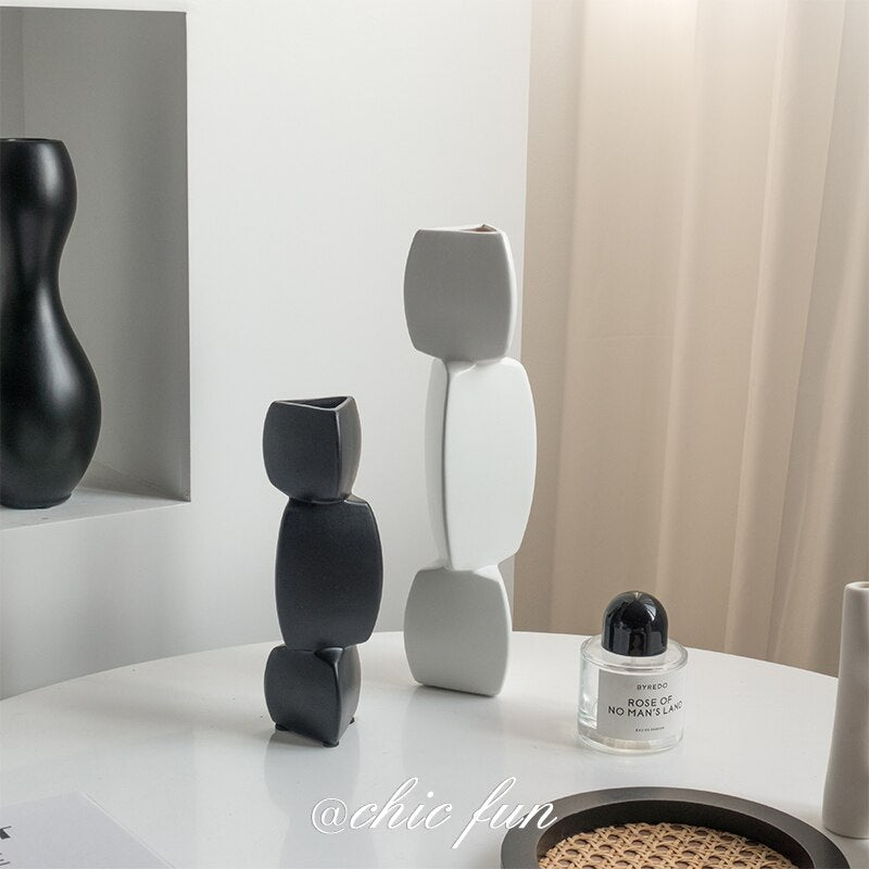 Nordic Style Ceramic Home Decor Vases