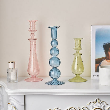 Glass Table candle holder