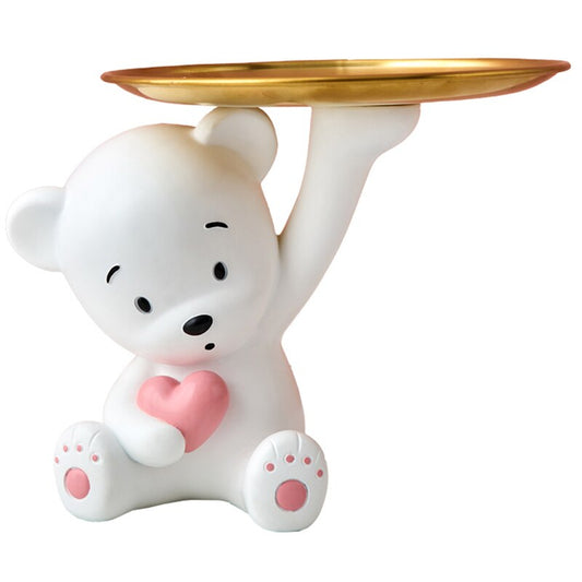 Cute Bear Home Decoration Tray Storage