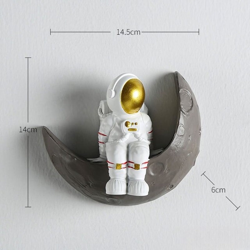 Wall Mount Astronaut 3D Room Decor Figurine