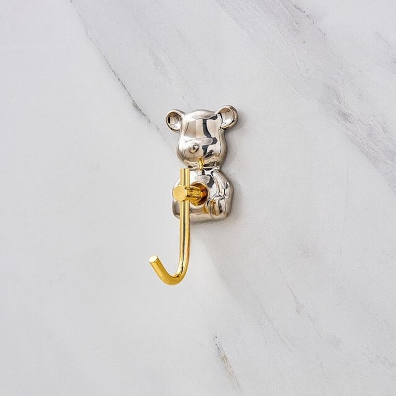 Bear Shape Self-adhesive Key Hanging Hook