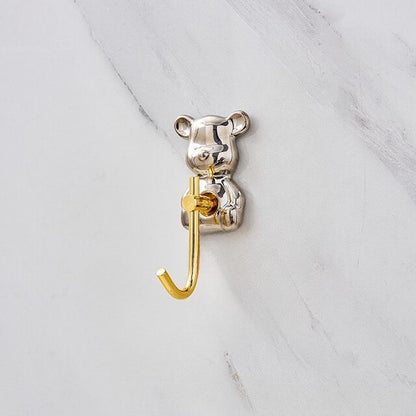 Bear Shape Self-adhesive Key Hanging Hook