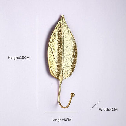 Leaf Design Wall Hook