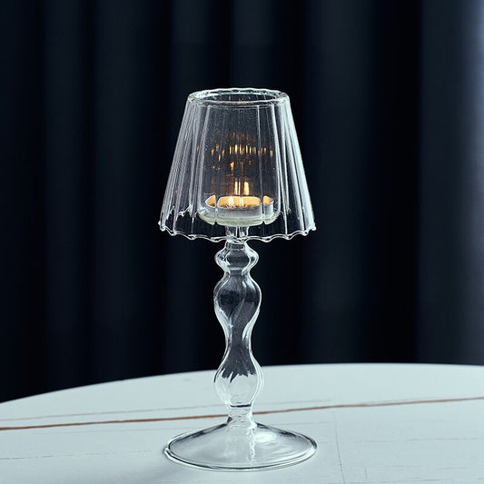 Table Lamp Shape Glass Candle Holders